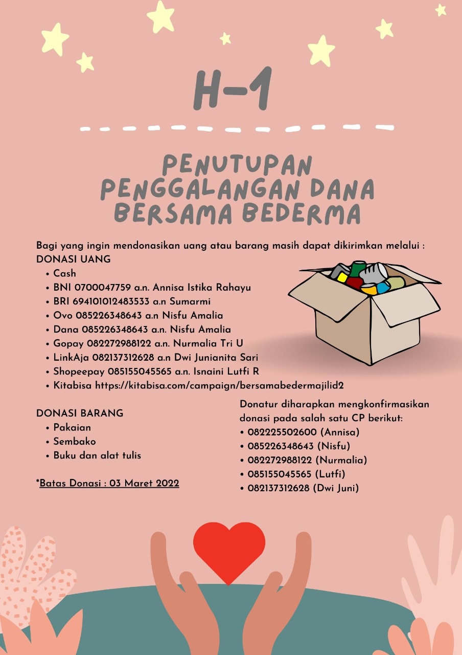 Mengintip Keseruan Proses Penggalangan Dana Bersama Bederma #2